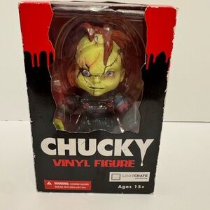 2014 Chucky Lootcrate Exclusive Vinyl Figure Glow In The Dark NIB